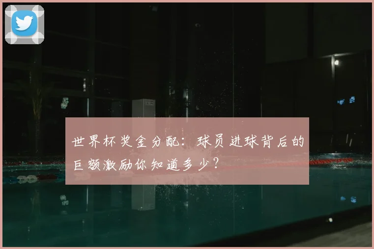 世界杯奖金分配：球员进球背后的巨额激励你知道多少？